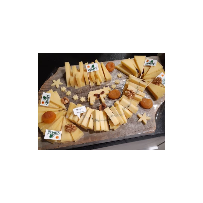 Plateau de fromages du Jura pour dégustation | Fromagerie Narbief Bizot