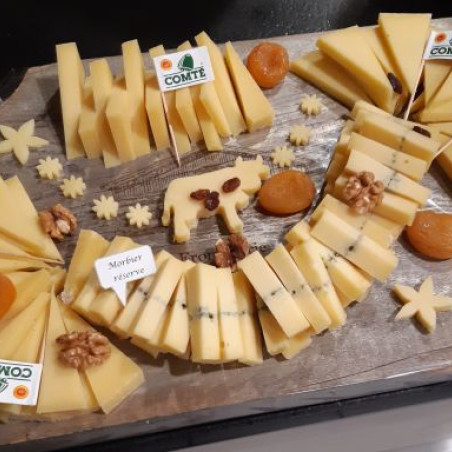 Plateau de fromages du Jura pour dégustation | Fromagerie Narbief Bizot