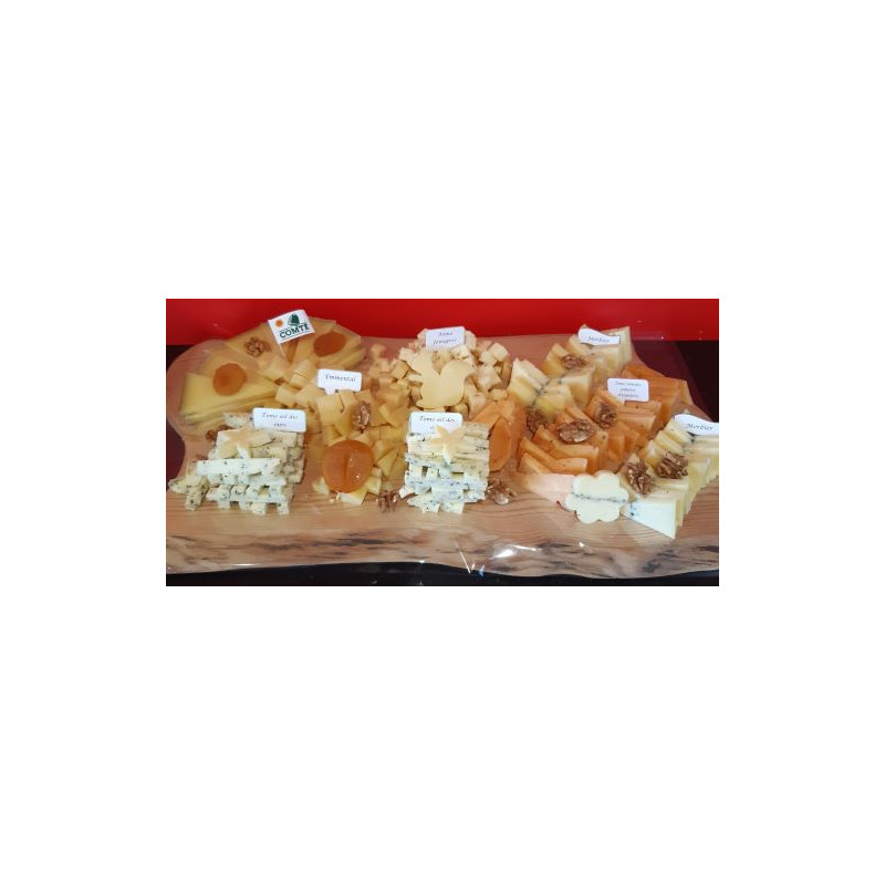 Plateau de fromages du Jura pour dégustation | Fromagerie Narbief Bizot